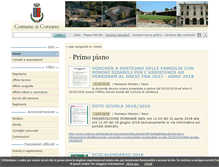 Tablet Screenshot of comune.corzano.bs.it
